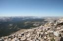 On Mt. Dana, looking east towards Tuolumne Meadows