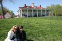 Sara and Jensen below Mt. Vernon