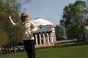 Sara in front of the Rotunda