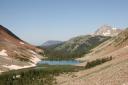 Looking down on Lake Navajo from the West Dolores River basin