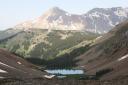 Looking down on Lake Navajo