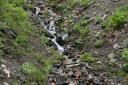 Rain runoff near Lake Navajo