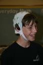Kent suited up for an EEG experiment