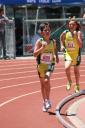 Gregor (Kent's friend) running the 800m