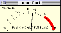 VUMeters display